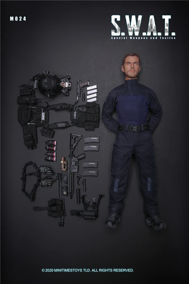 1/6サイズフィギュア用男性用パトロール警察服スーツコスチュームX-024 1/6サイズフィギュア用男性用パトロール警察服スーツコスチュームX-024