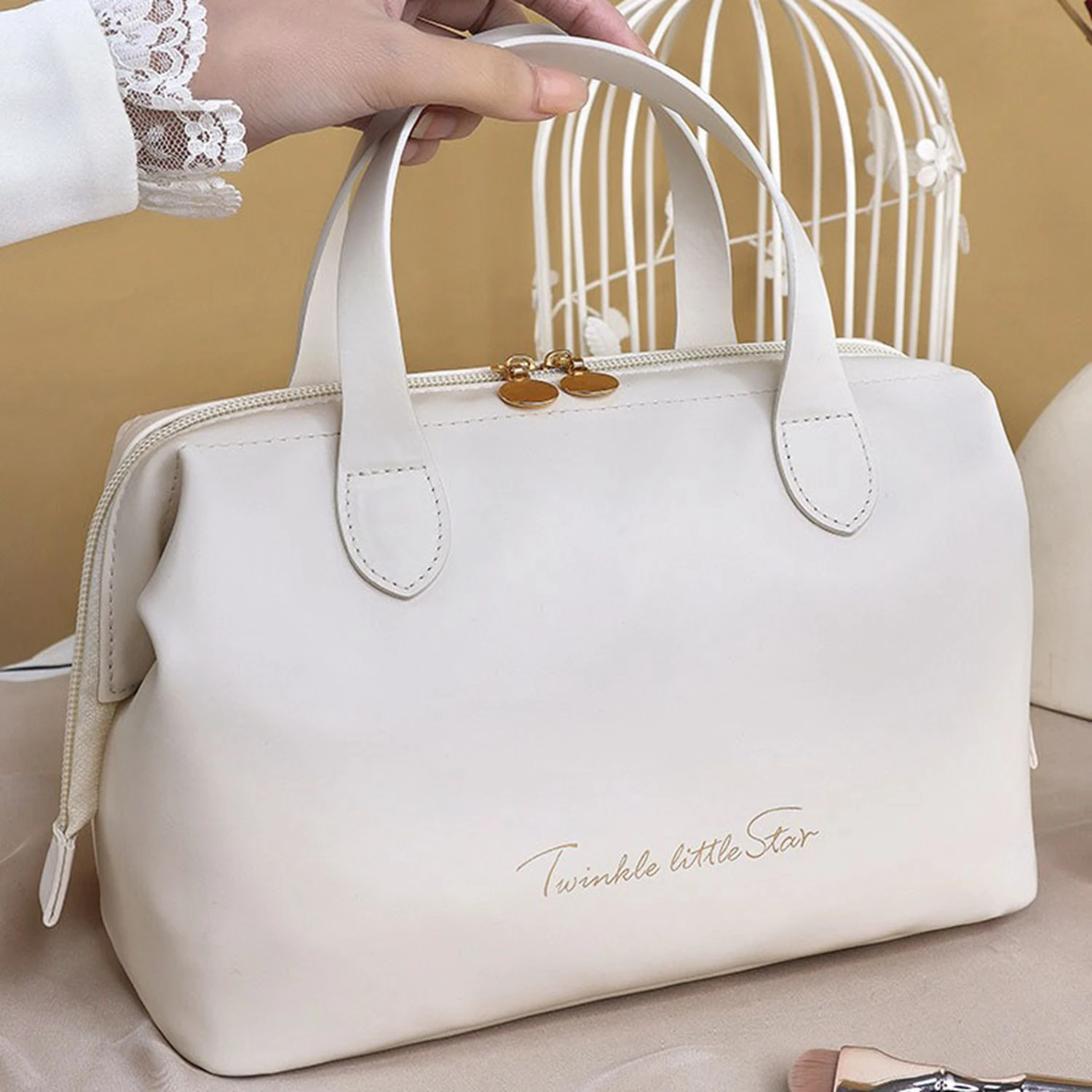 1 قطعة/2 قطعة مجموعة تخزين مستحضرات التجميل سعة كب...