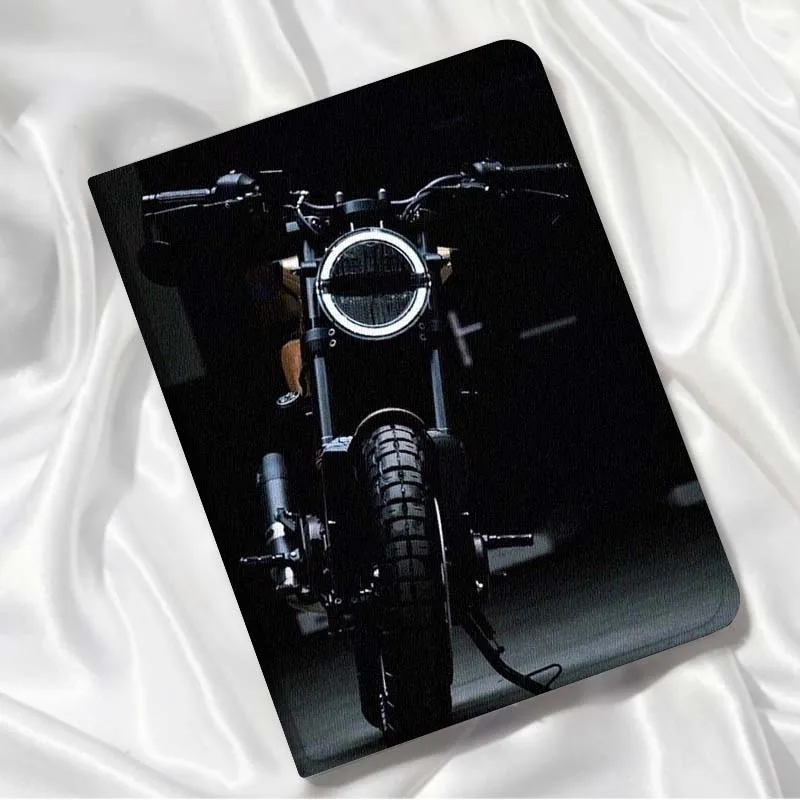 Sleek and Stylish Protective Case for Tablets - Perfect Auto & Motorcycle-Inspired Gift