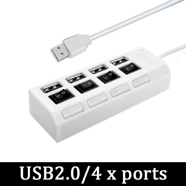 7 7 Port Ladron Usb Hub Multiport Usb 2.0 Splitter Multiplier Power Outlet  Pc Portable - Docking Stations & Usb Hubs - AliExpress