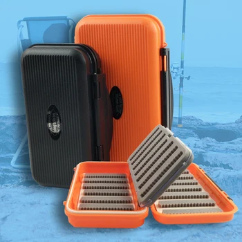 낚시 액세서리 플라스틱 3 층 방수 헤어 후크 박스, 도로 서브 플라이 후크 박스, 보관 상자, 낚시 용품