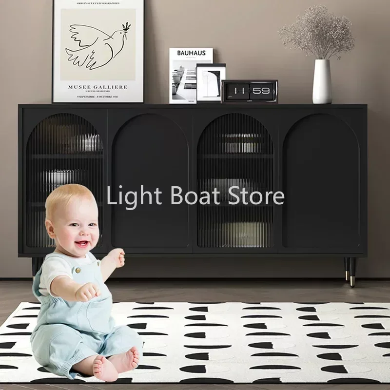 Entrance Hall Sideboards Console Table Drawer Cabinet Display Sideboards Glass Showcases Aparador Shelves Furniture YX50SD