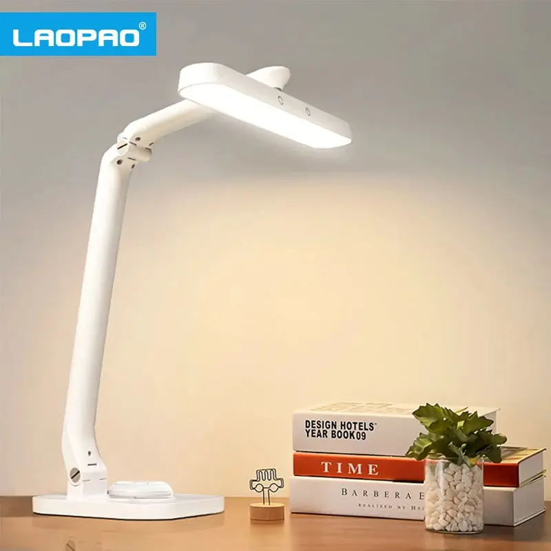 Qualore Lapada da Scrivania, Lapada da Tavolo LED Pieghevole con 5
