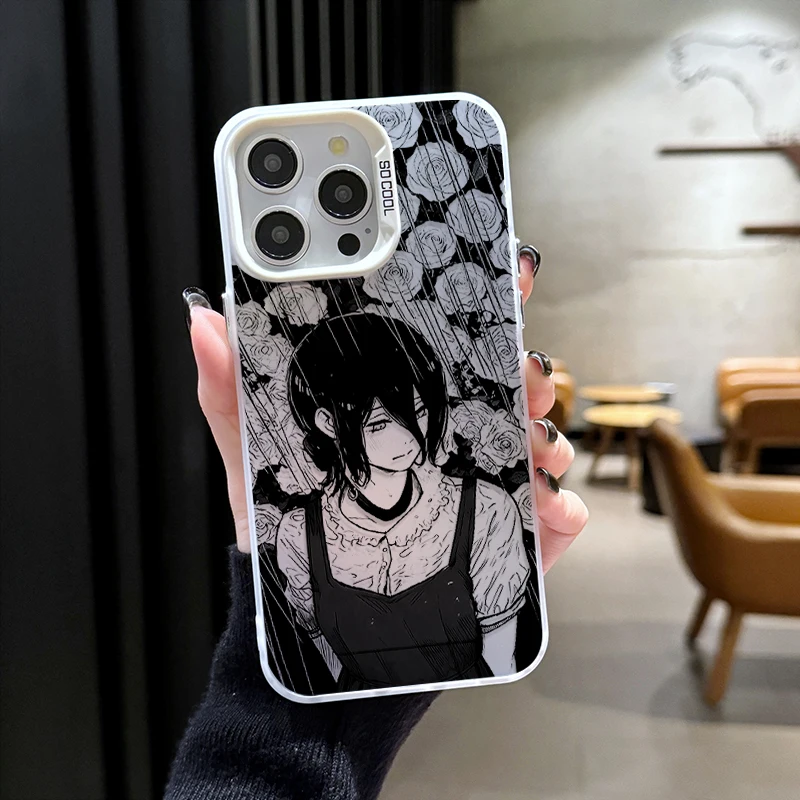 Kawaii Reze Anime Chainsaw Man Cute Phone Case Cover