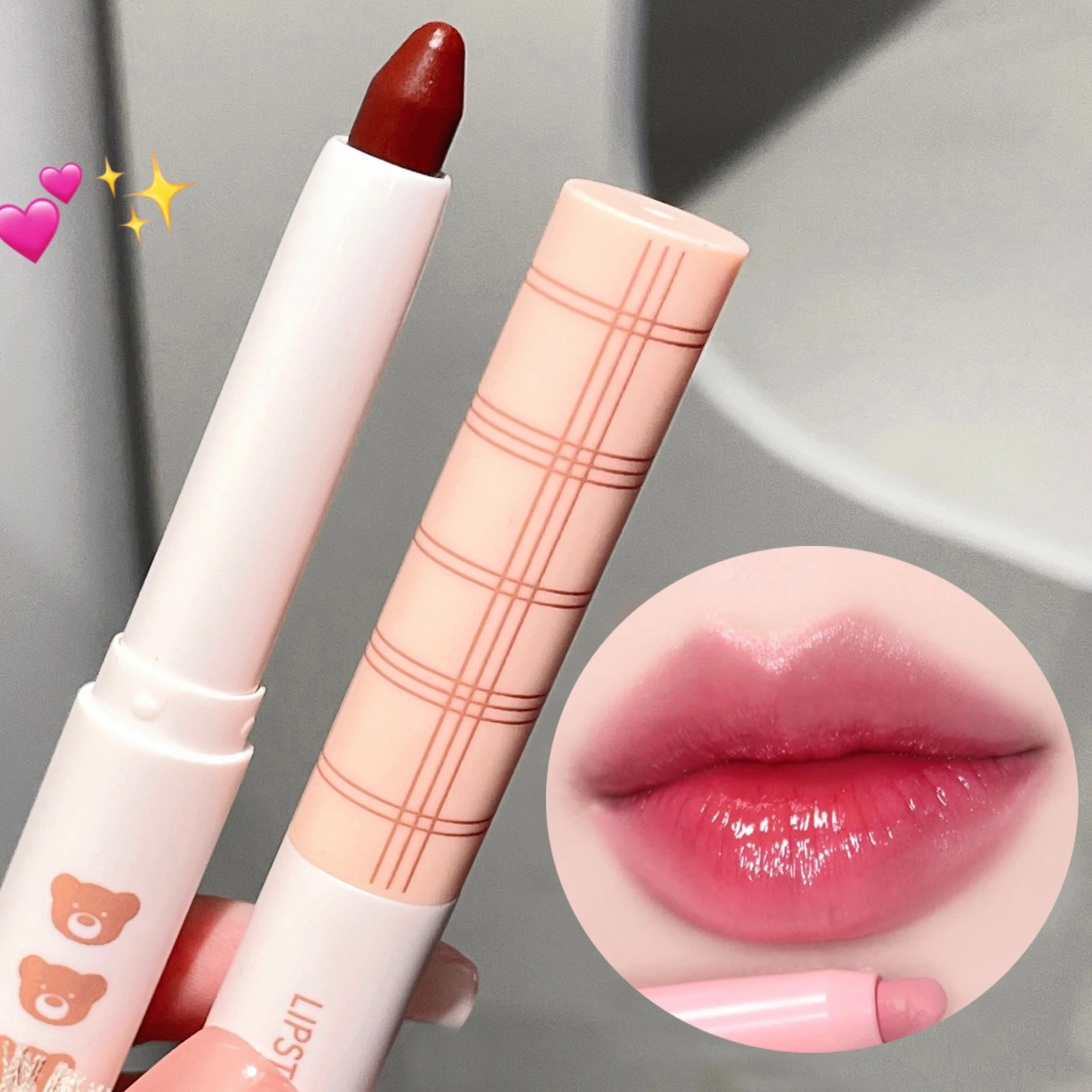 Matte Lipstick Pen Waterproof Long Lasting Non-stick Lip Liner_voghion.com