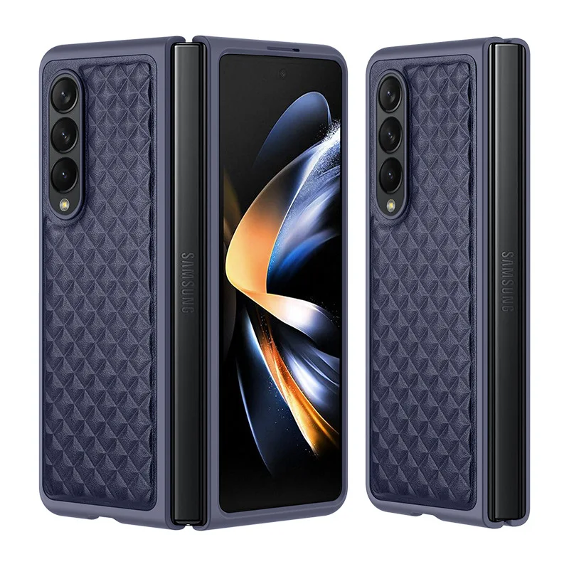 Original Dux Ducis Pu Leather Case For Samsung Galaxy Z Fold4 Fold 4 5g Coque Luxury Thin Flip Cover Wallet Phone Cases