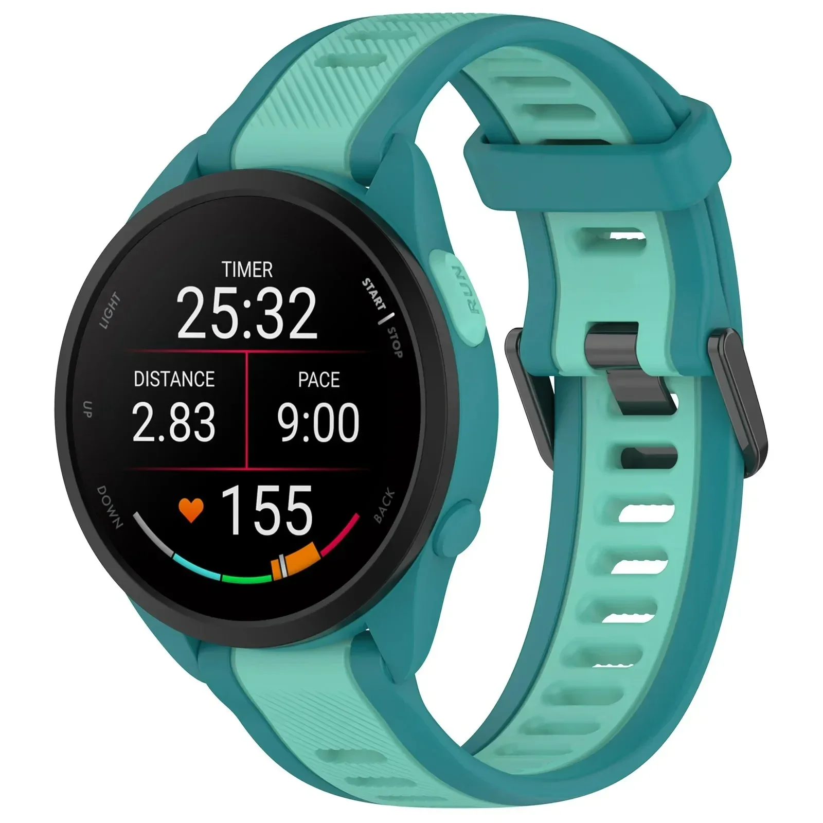 Official Silicone Strap - Premium 18mm, 20mm, 22mm Bracelet for Sports and Fitness Watches