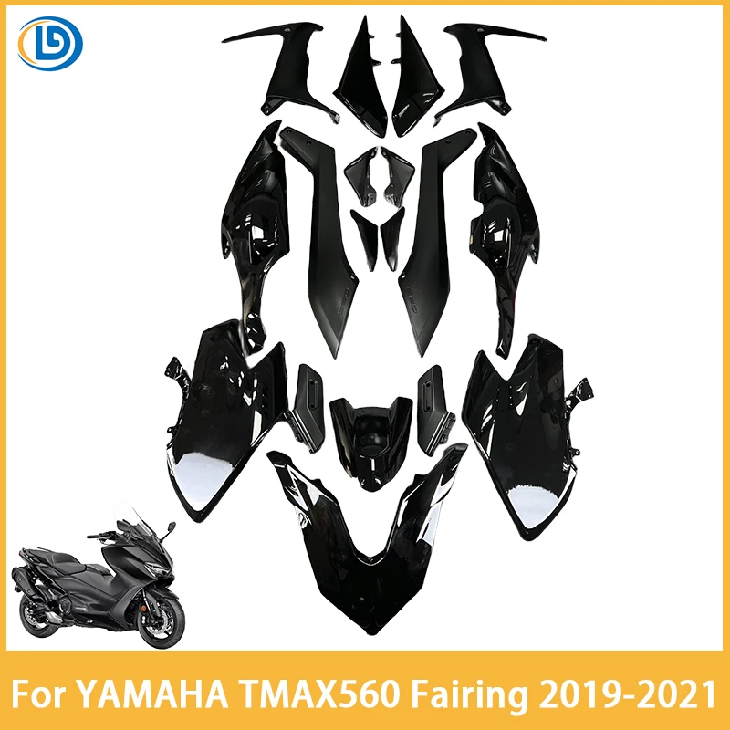 

Motorcycle ABS Full Fairings kit fit For Yamaha TMAX560 TMAX 560 2019-2021 Bodywork Fairing kits set ABS High Quality Injection