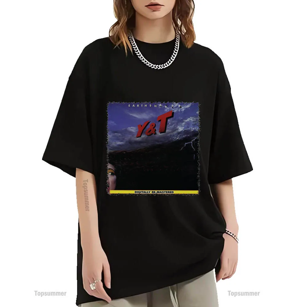 

Футболка Earthshaker с изображением альбома, футболка для путешествий, мужские футболки оверсайз в стиле Харадзюку, женский топ с коротким рукавом
