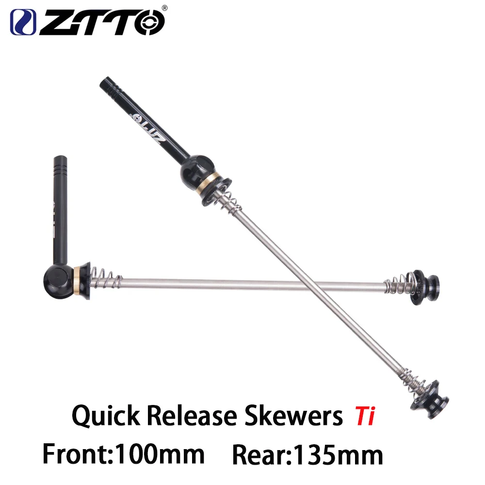 Paire De Tendeurs Rapides ZTTO Pour Vélo - 135/170 Mm - Alliage Titane - NEUF