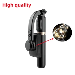 Advanced Bluetooth Handheld Smartphone Stabilizer with Tripod and Folding Selfie Stick (Black)