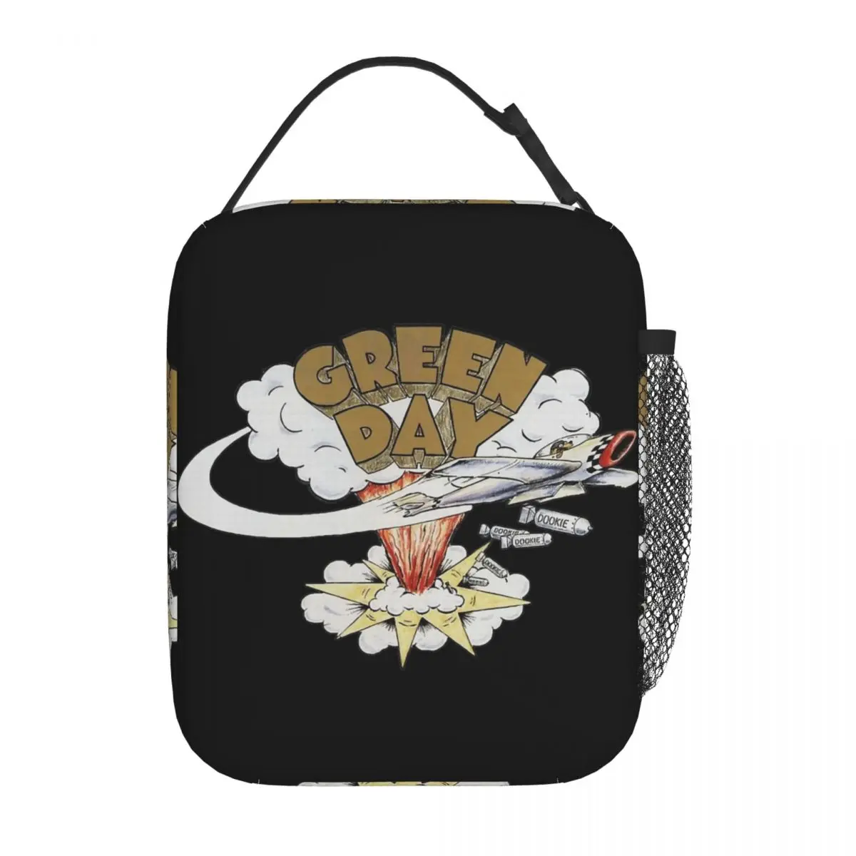 Green Day Rock Band Tour Merch Insulated Lunch Bag For Work Power Pop Food Container Portable Thermal Cooler Bento Box