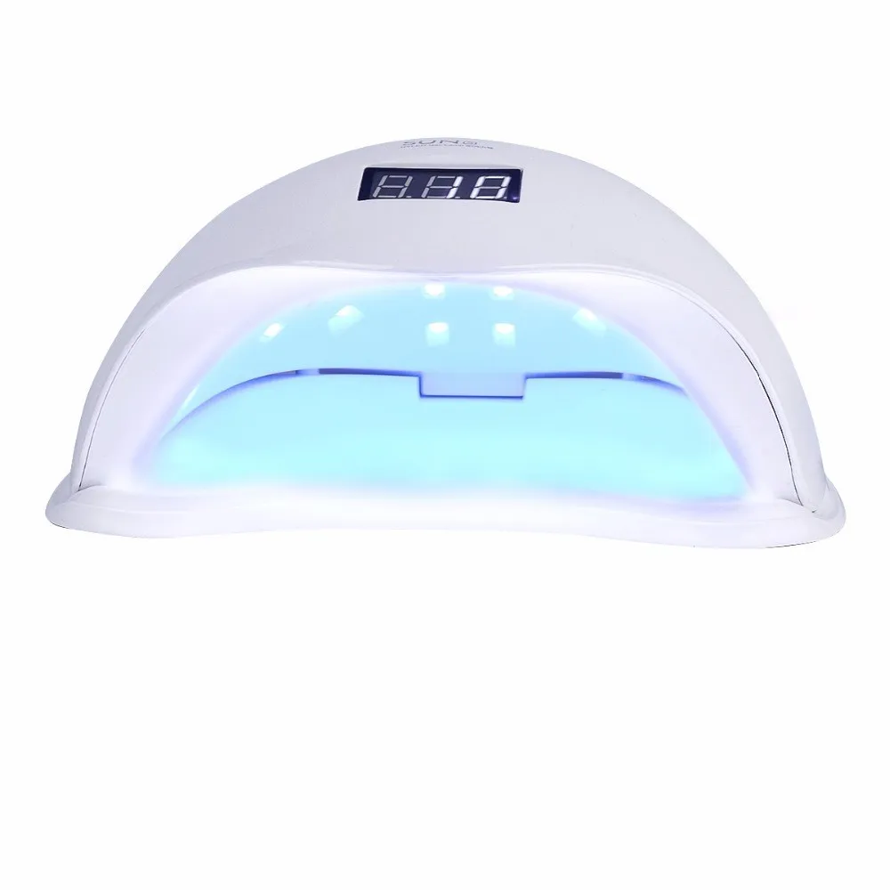 48w Sun5 LED UV Nail Lamp Automatic Turn on and off Sensor Professional Pedicure Manicure Dryer Light Machine LCD Display Screen