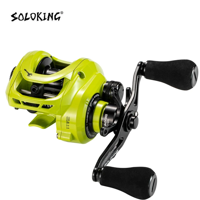 Cts1100high-speed 8.1:1 Baitcasting Reel 6+1bb 5kg Drag For