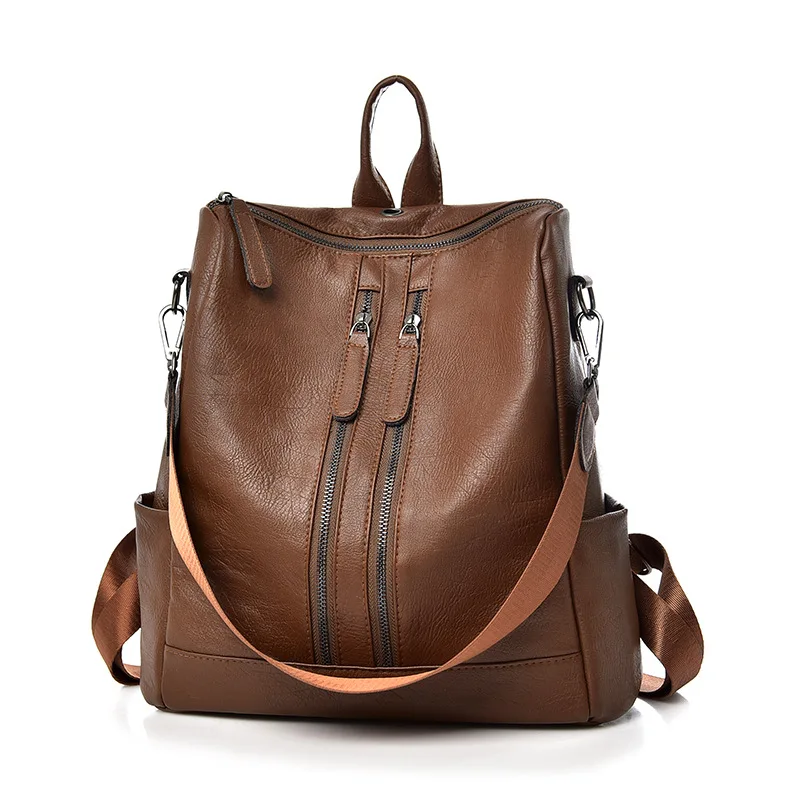 Женский кожаный рюкзак в стиле