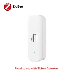 Smart Vibration and Motion Sensor with App - Controlled Security Alerts (1Pcs Zigbee)