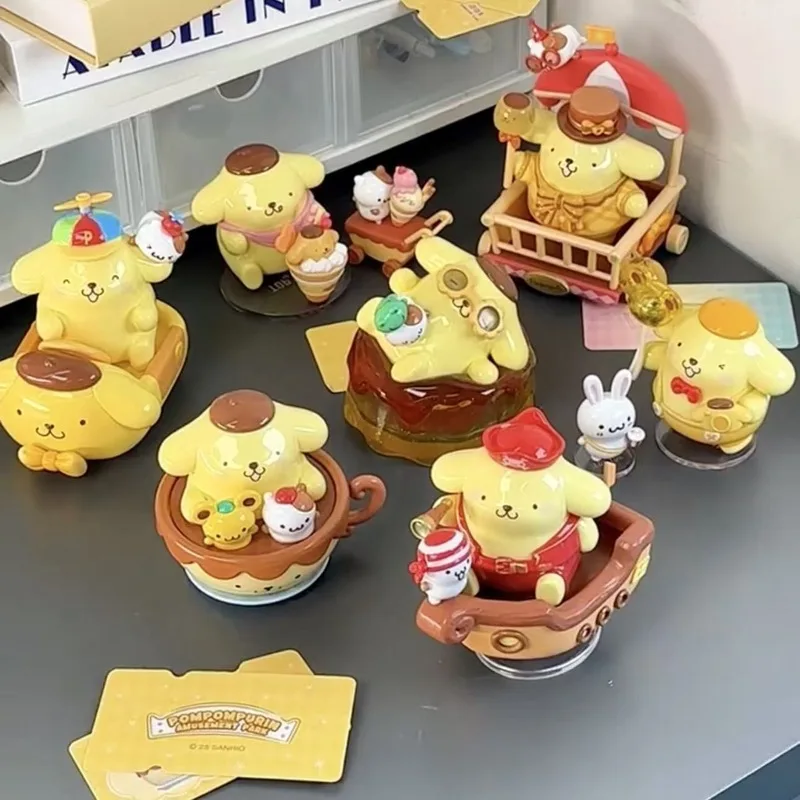Genuine Toptoy Pompompurin amusement park series blind box tide