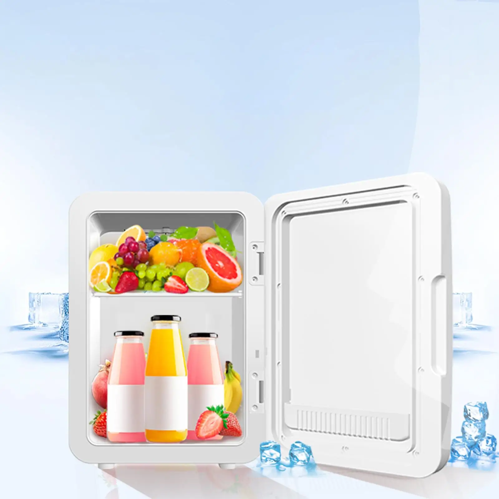 Compact Refrigerator Multipurpose Lightweight Little Tiny Fridge Mini Fridge 4