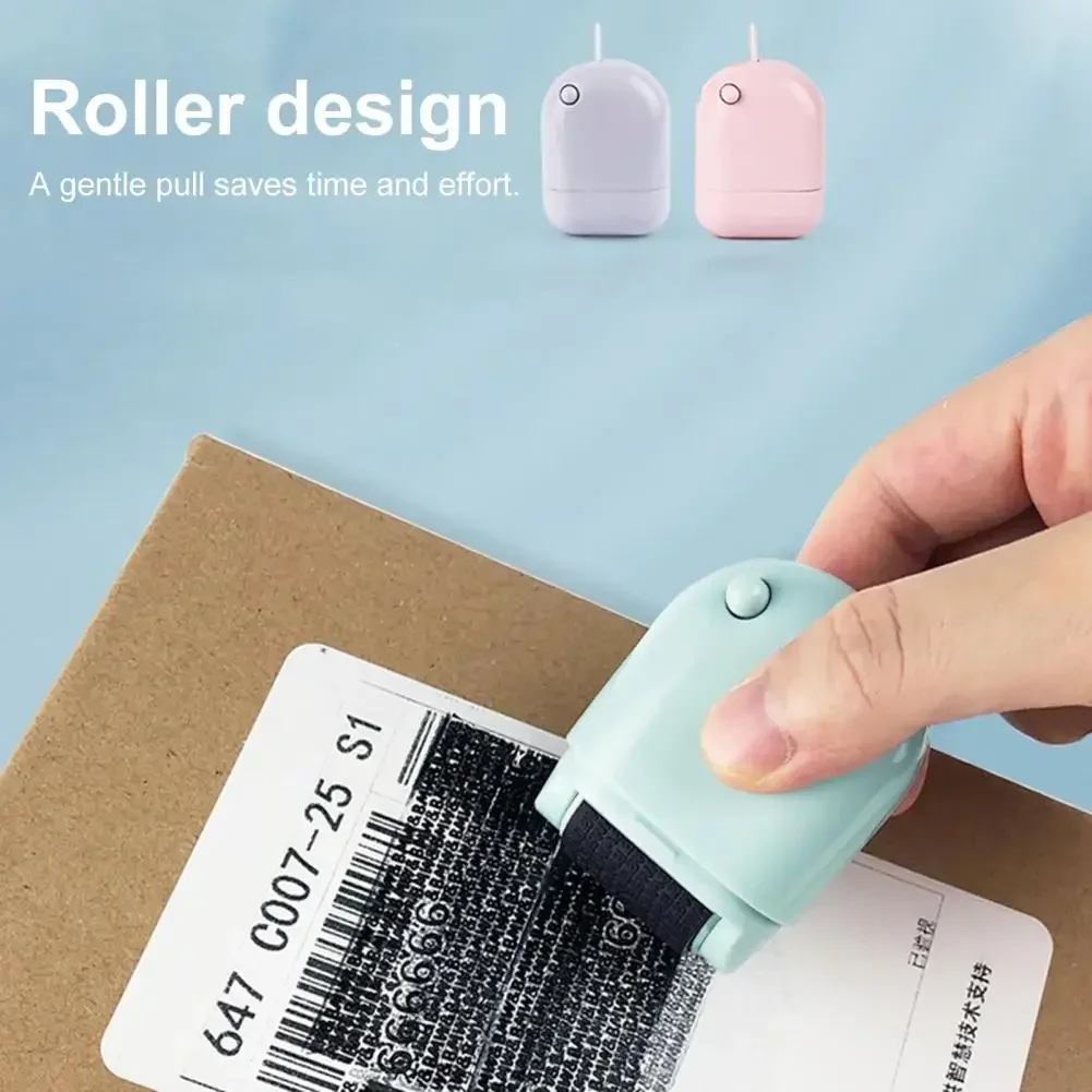 Ceramic Blade Theft Protection Roller Stamp for Privacy Confidential Data Guard Your Security Stamp Roller Privacy Seal roller stamp