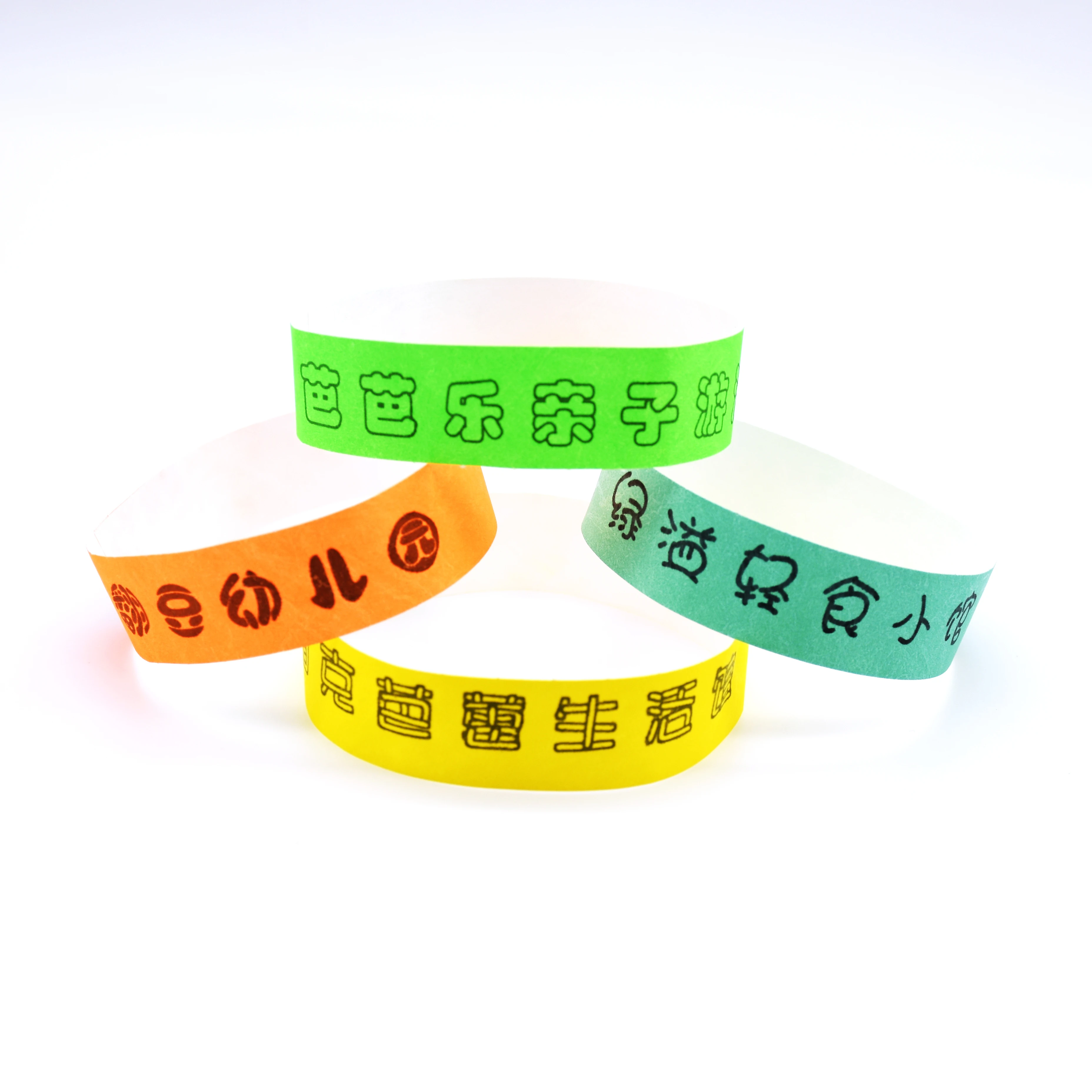 600ps of Tyvek paper bracelet universal size for adults and children suitable for all kinds of party dinners bangle bracelet