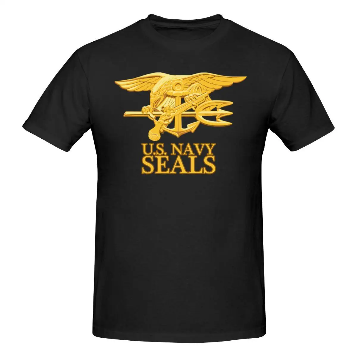 

USA Army Navy Seals T Shirt Cotton Crewneck Short Sleeve Custom Tshirt