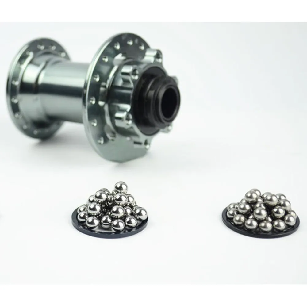 Description Picture 3 of item20pc/30pc Bicycle Silver Bearing Steel Balls For Wheel Hub 4.76MM 3/16in Front 6.35MM 1/4in Rear Cycling Practical Bearing Balls