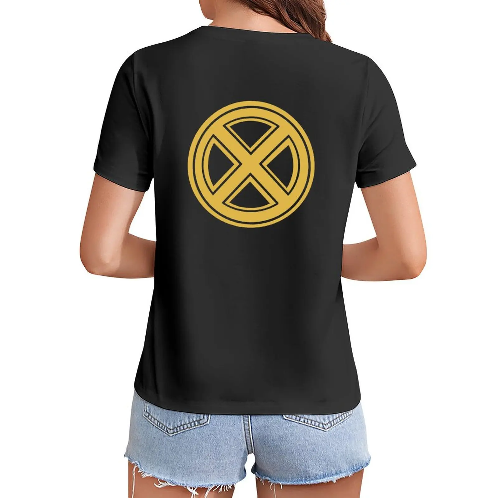 

X men Aromor Style T-Shirt anime plus size tops customs lady clothes luxury designer clothing Women