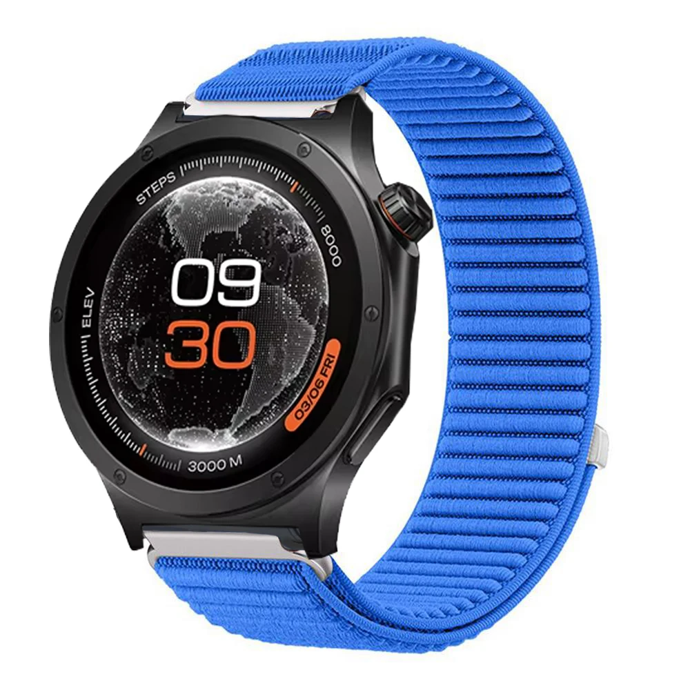 Enhanced Sport Nylon Loop Band - Premium Smartwatch Accessory Bracelet, 22mm Watch Strap