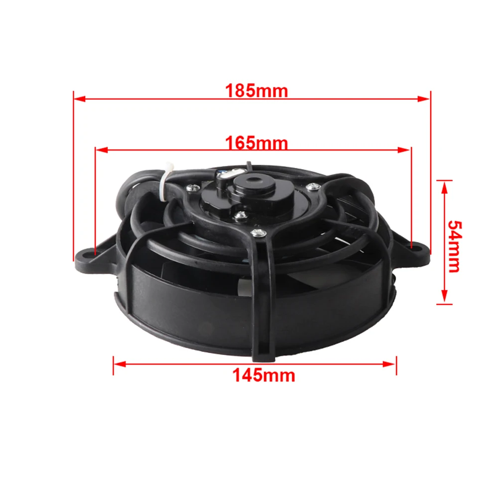 5 inch Universal Motorcycle Radiator Cooling Fan Oil Cooler Water Cooler Electric Fan 12V For All Dirt Bike Motocross ATV Quad motorcycle cooling fan