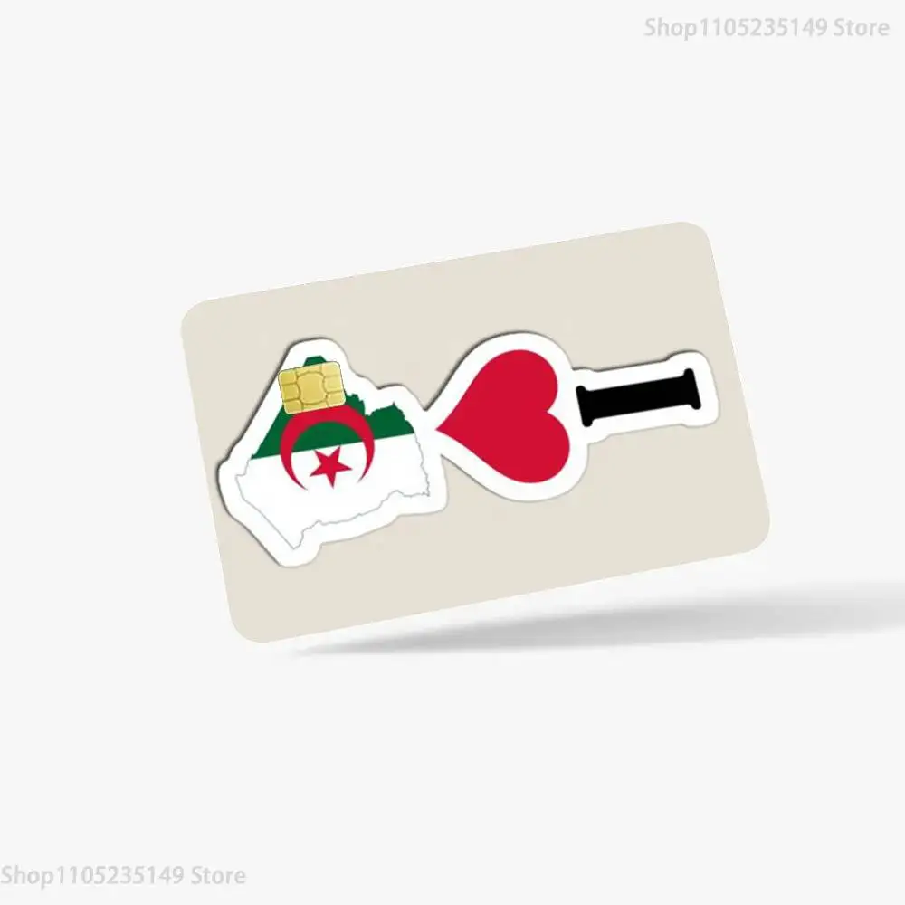 Exquisite Algerian-Themed Decorative Bank Card Sticker - Perfect Birthday Gift