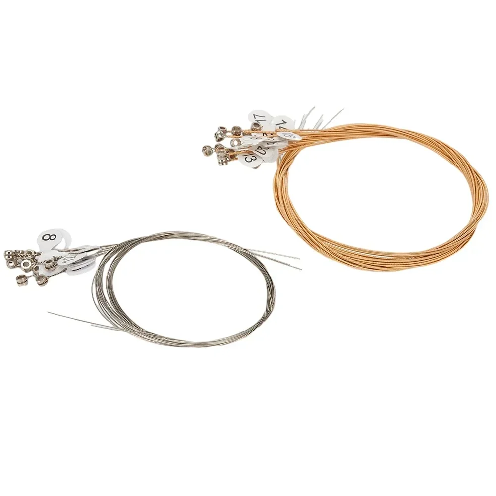 Lyre Brass Strings Set 1Set 15/16/19/21/24Strings Lyre Harp Nylon String Replacement Strings Beginners Instruments