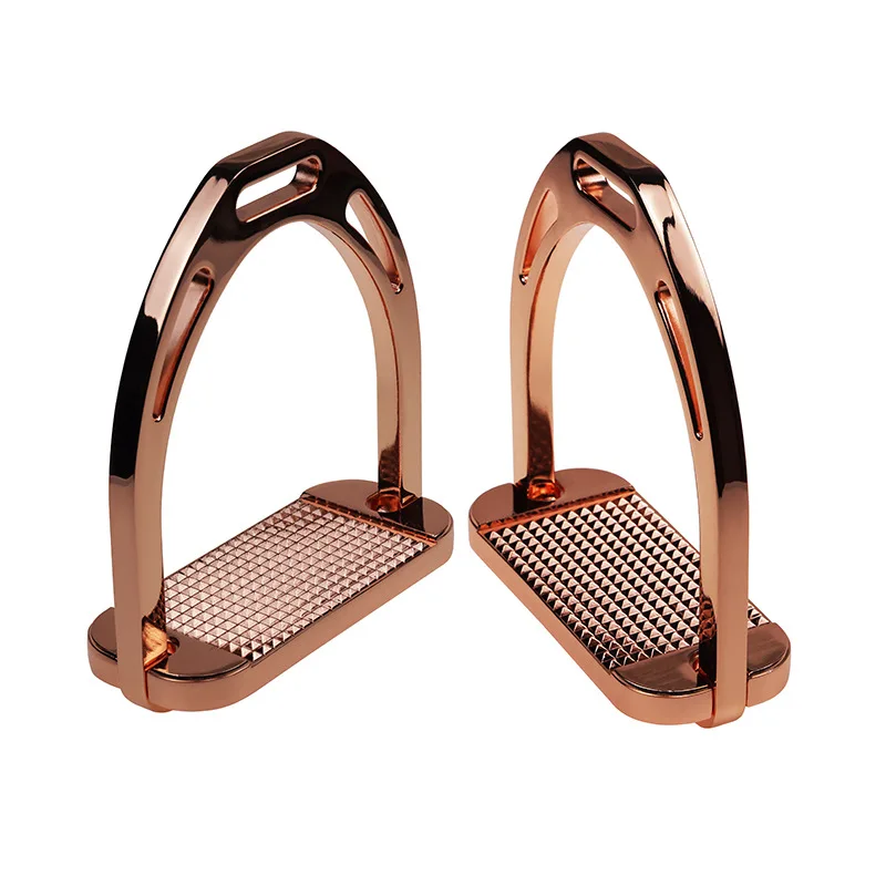 1 Pair Horse Riding Stirrups Safety Stirrup Equestrian English Riding Protection Saddle, Knee Ankle Stress Pain Relief
