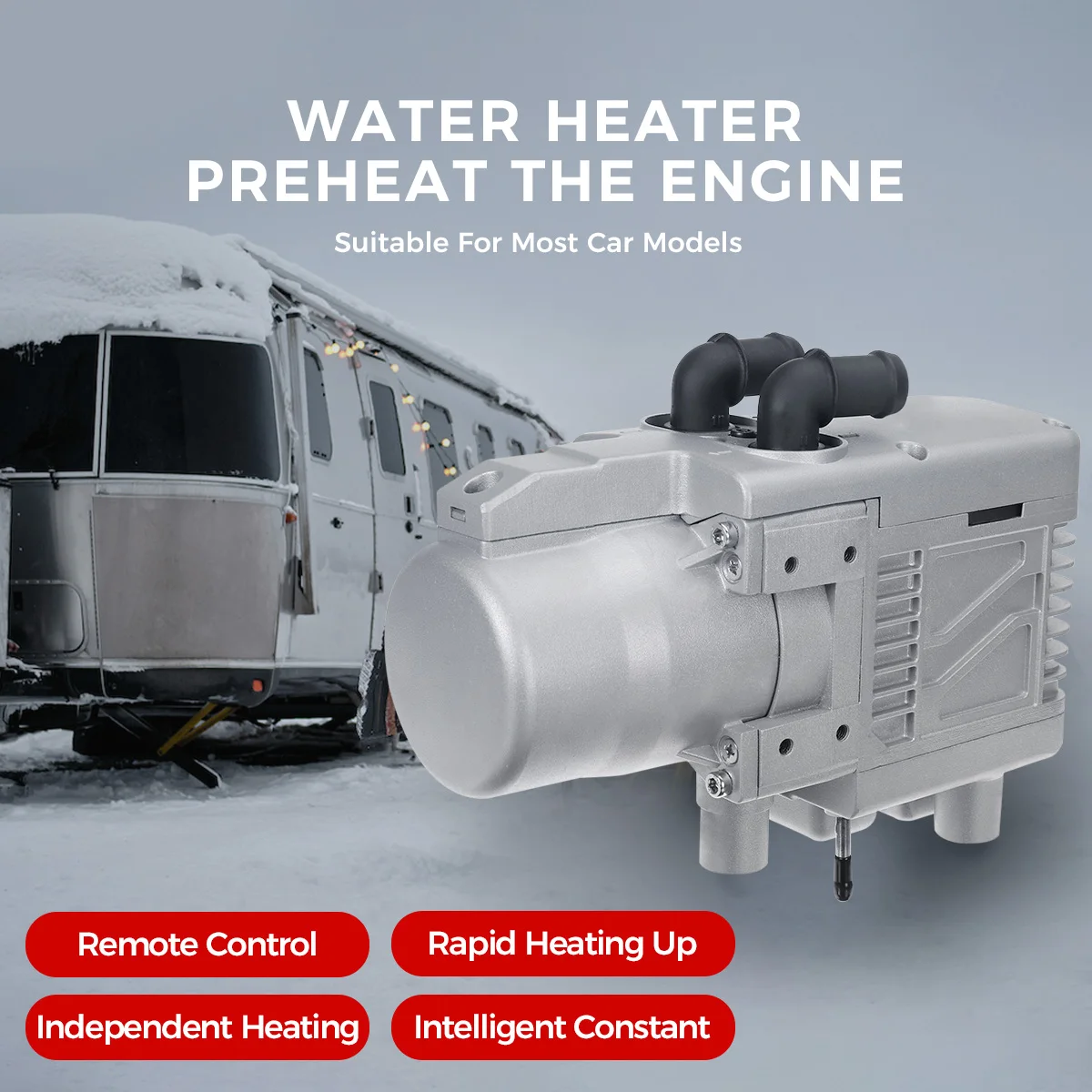 Heat Exchanger Diesel Water Heater Van 12V 24V Engine Preheater