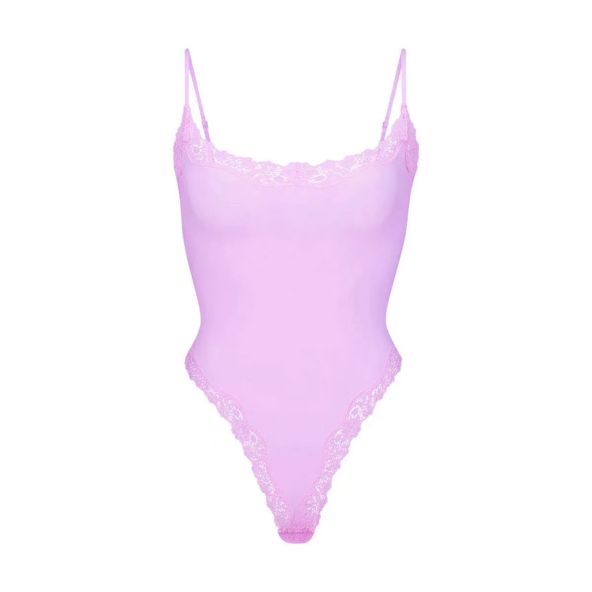 sks Valentine's Day lace edge halter jumpsuit vest bodysuit slim-fit elastic body vest