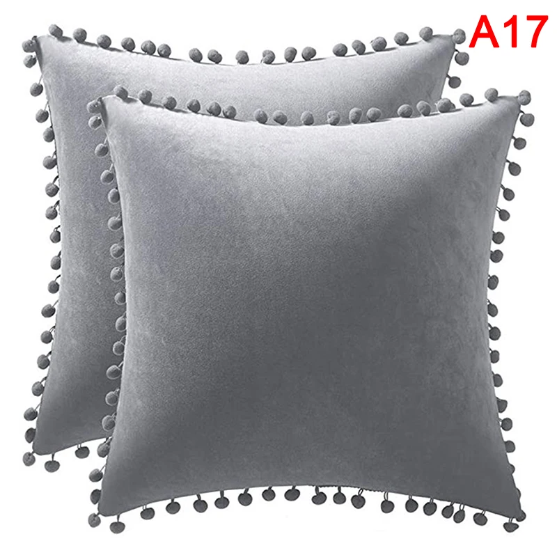 1PC Soft Velvet Cushion Cover Decorative Pillows Throw Pillow Case 45*45cm Home Decor 