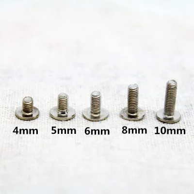 50pcs of different sizes of silver screws
