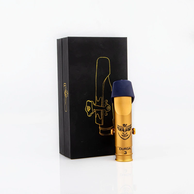 New Tenor Soprano Alto Saxophone Metal Mouthpiece Gold Lacquer