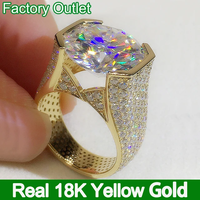 18K Yellow Gold 1.22 Carat Lab Grown Diamond Ring - Ajretail Your One-Stop  Destination for Lab Grown Diamonds, Gemstones, and Jewelry Wholesale and  Export