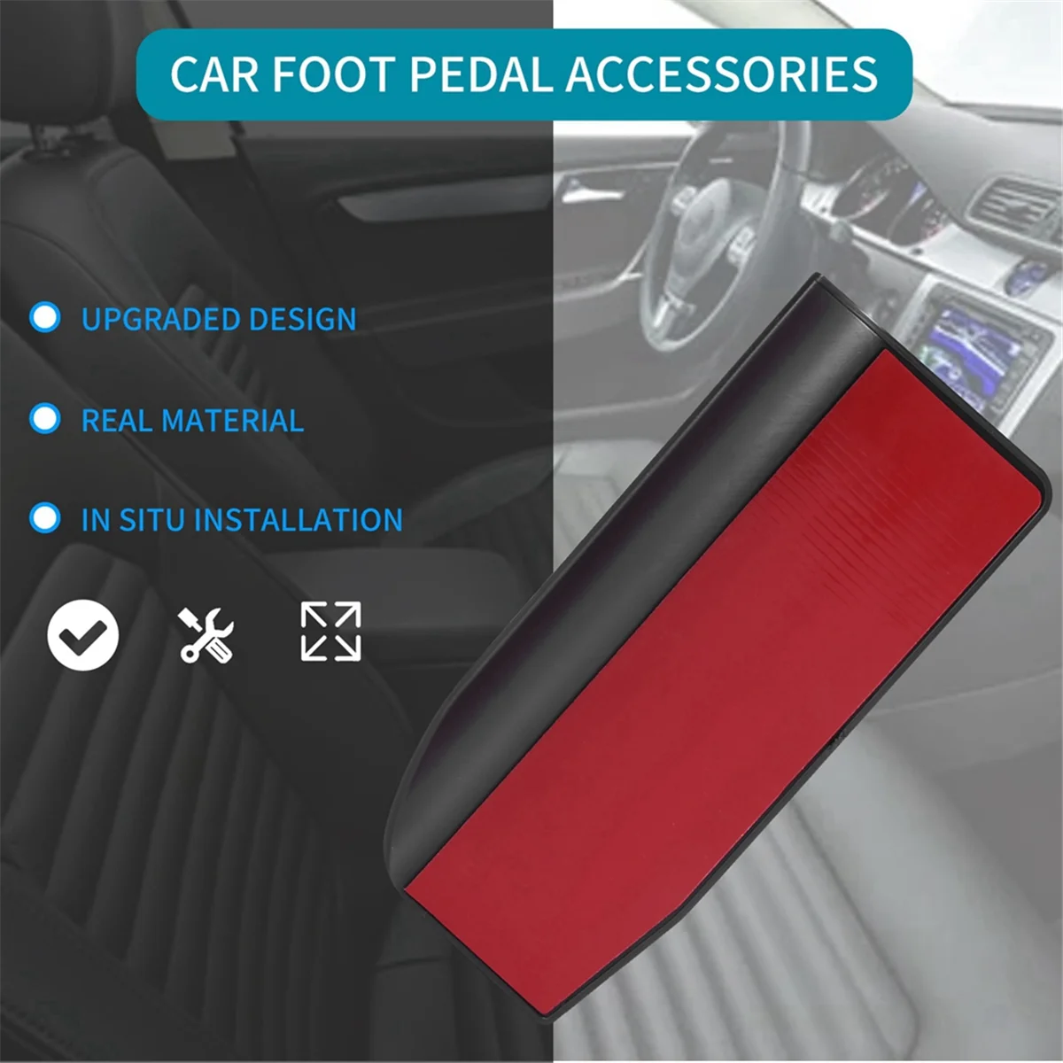 Auto Footrest Foot Rest Dead Pedal Cover for Land Rover Discovery 5 Range Rover Sport