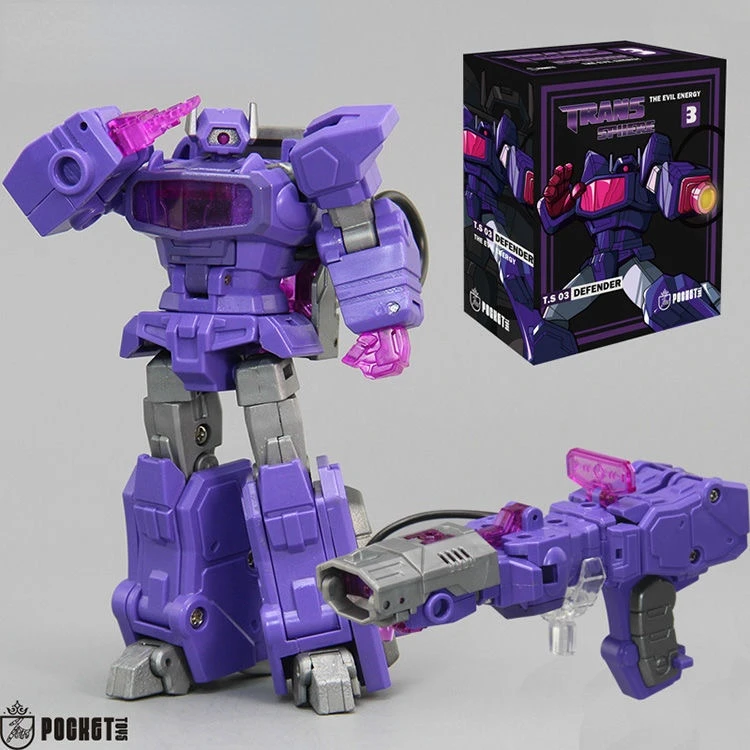 Аниме Pt трансформер Shockwave Pt-03 Pt03 G1 Мини карманная война Ko Dx9 экшн-фигурка
