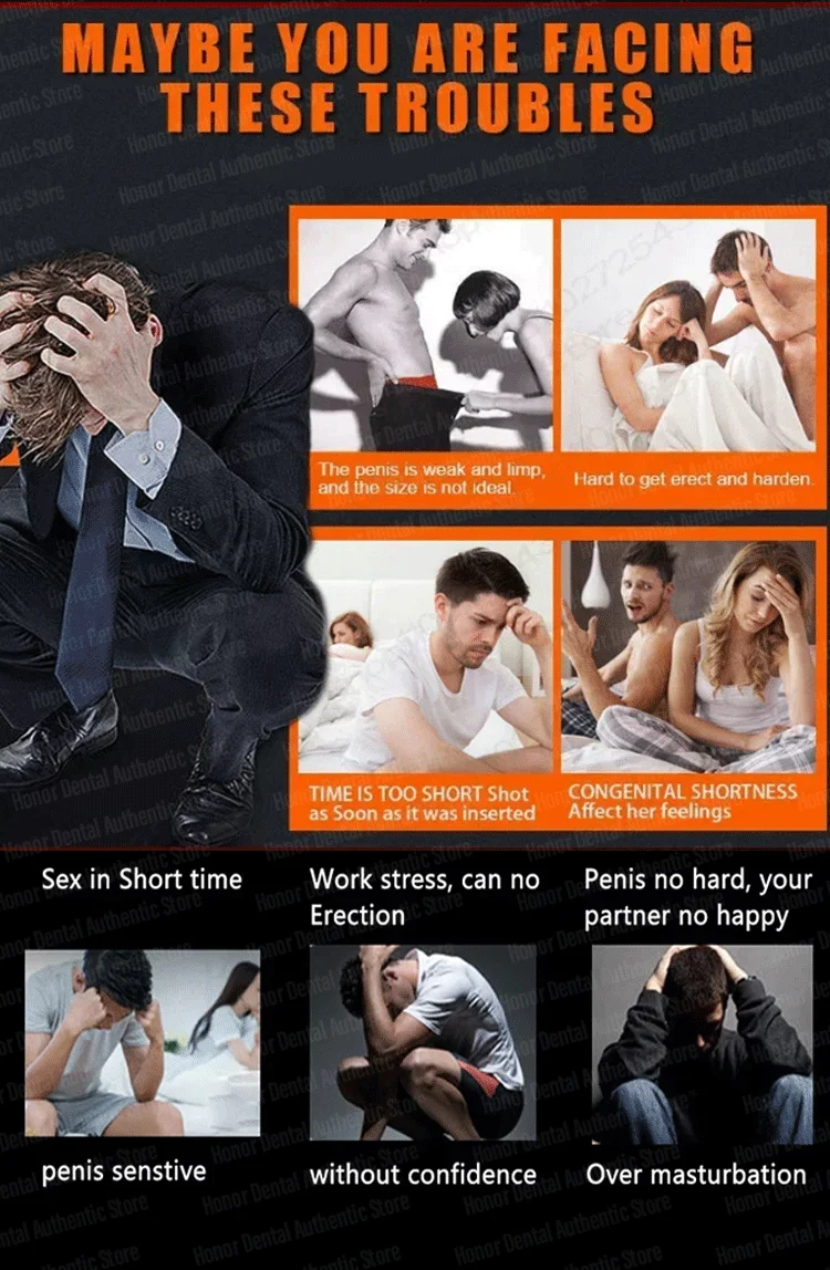 Penis Enlargement Spray Men's Penis Enlargement Oil Sexual Intercourse Delay Spray For External Anti-Premature Ejaculation 60-minute