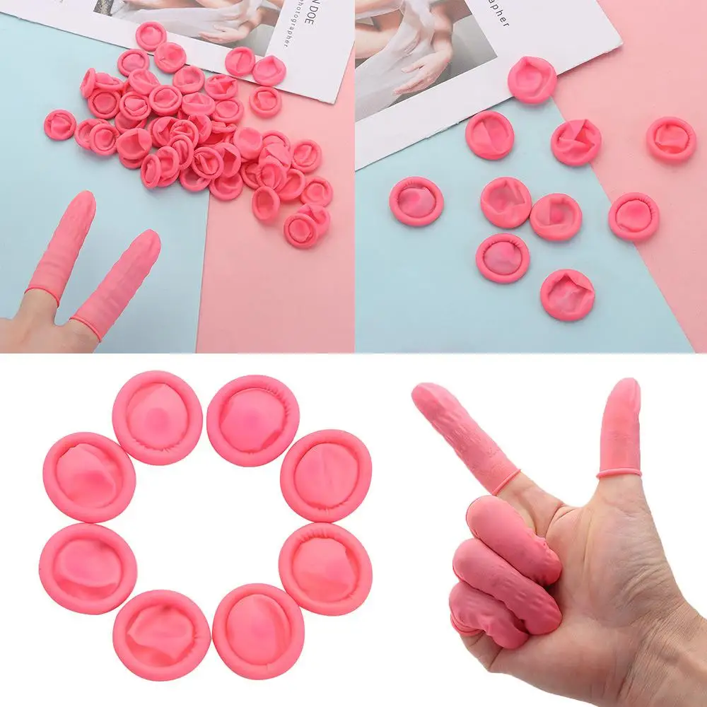 Anti-static Disposable Nail Art Gloves Finger Cots 100/300PCS