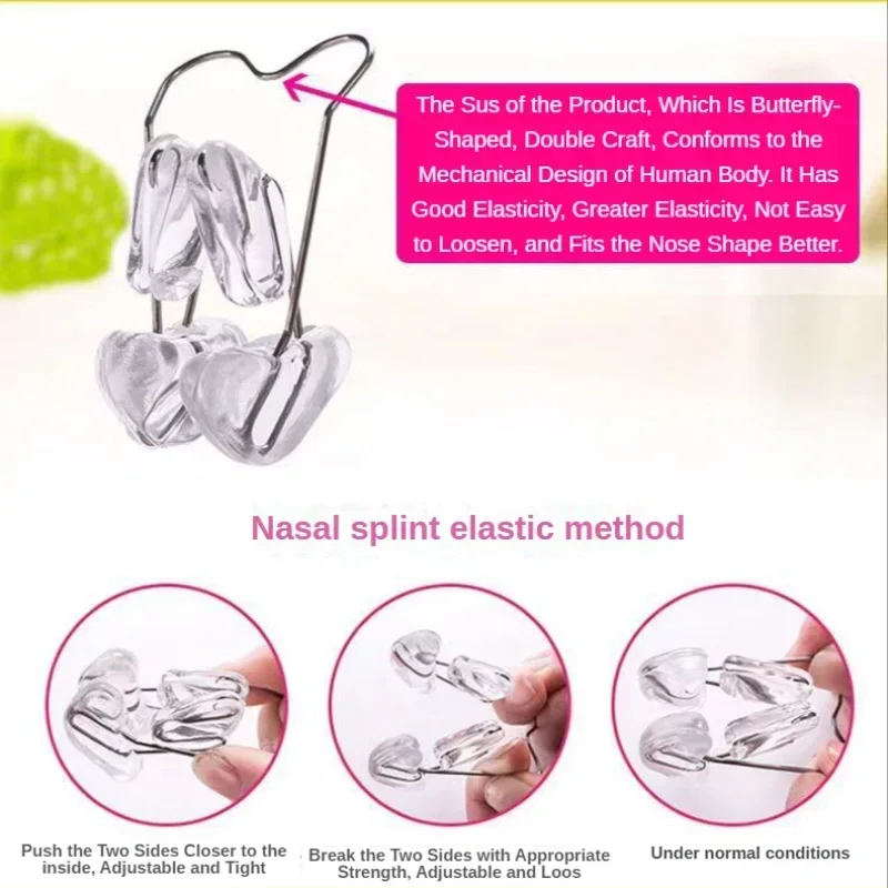 Nose Clip Nose Shaper Nose Up Lifting Shaping Shaper Orthotics Clip Beauty Nose Slimming Massager Straightening Clips Tool Up Clip Corrector