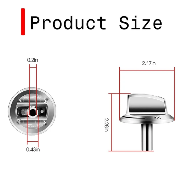 Gáztartomány Gombok -Vezérlőgomb Cserélje Ki A Gombokat 5304525746 Frigidaire Számára - Image 6