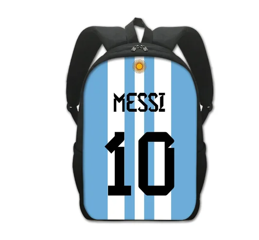 Super Star Messi Backpack Printe Teens Students School Bags Big Women Men  Casual Travel Messi Black Waterproof Mochila Infantil - AliExpress