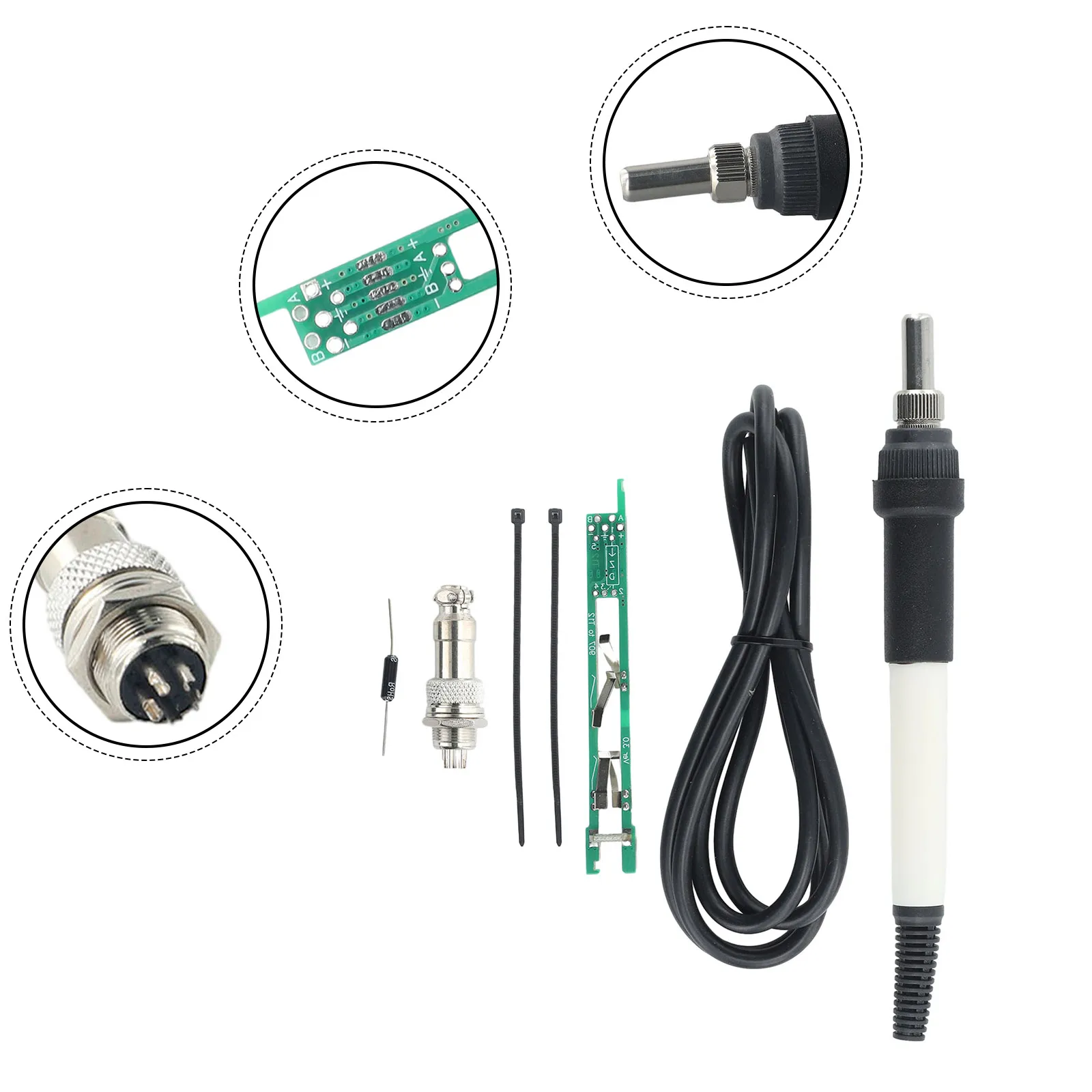 

Solder Handle Kit Handle LED Digital Manufacturing Metal Processing Soldering Iron Easy To Install Easy To Use