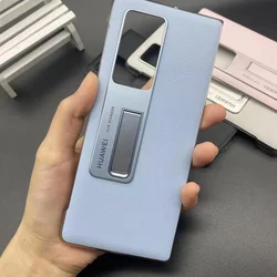 Huawei PU Leather Shockproof Case with Kickstand - Durable Anti - Drop Protective Shell for Mate X2 (Blue)