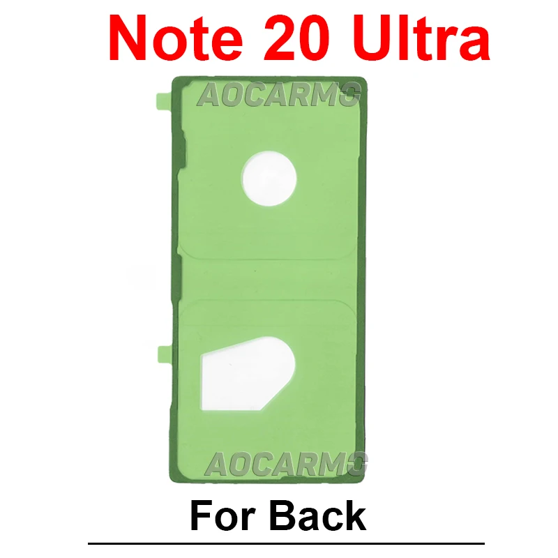 Phone Adhesive Tape For Samsung Galaxy Note 4 7 8 9 10 Lite Plus 20 Ultra Rear Adhesive Back Note 10Plus Cover Sticker Tape Glue Replacement