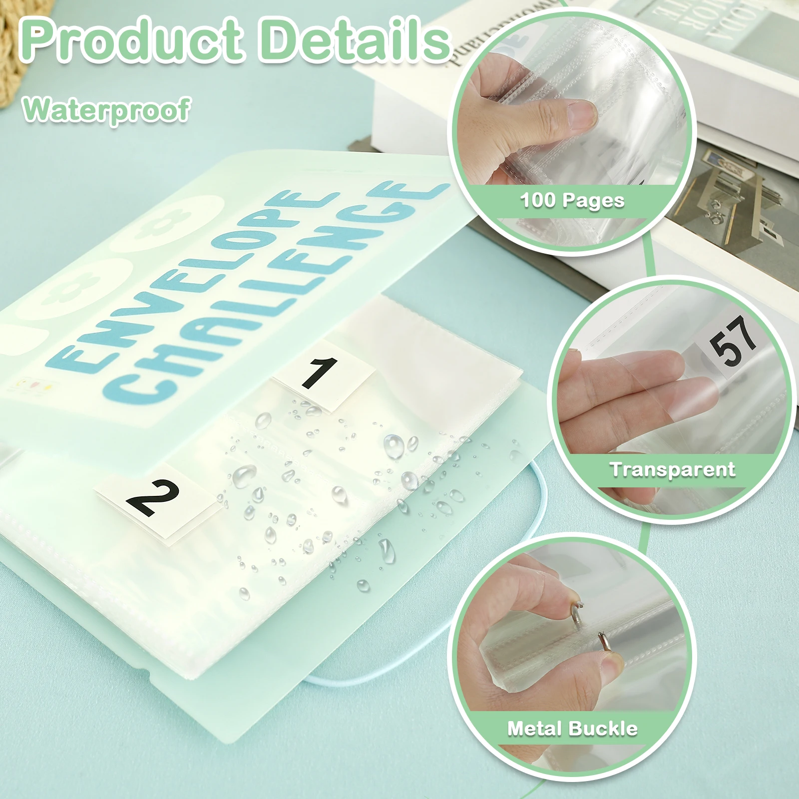 Budget Binders Planner Cash Budget Binder Money Organizer Invoice Banknote Saving Wallet Envelope Savings Challenges Book
