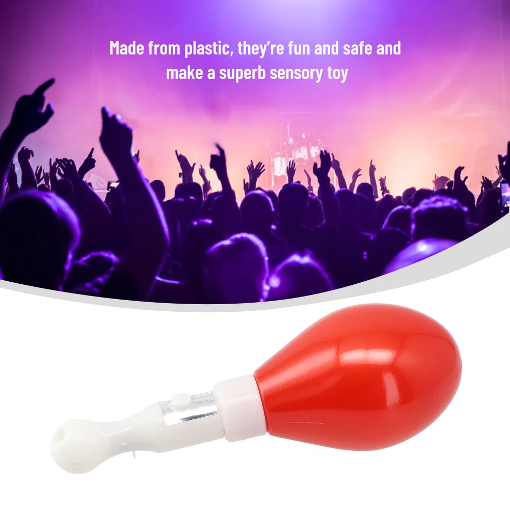 Description Picture 6 of itemMulti Color LED Maracas Flashing Plastic Light Lamp Sensory Glowing Sand Hammer Toys For Festivals Concerts Birthday Parties